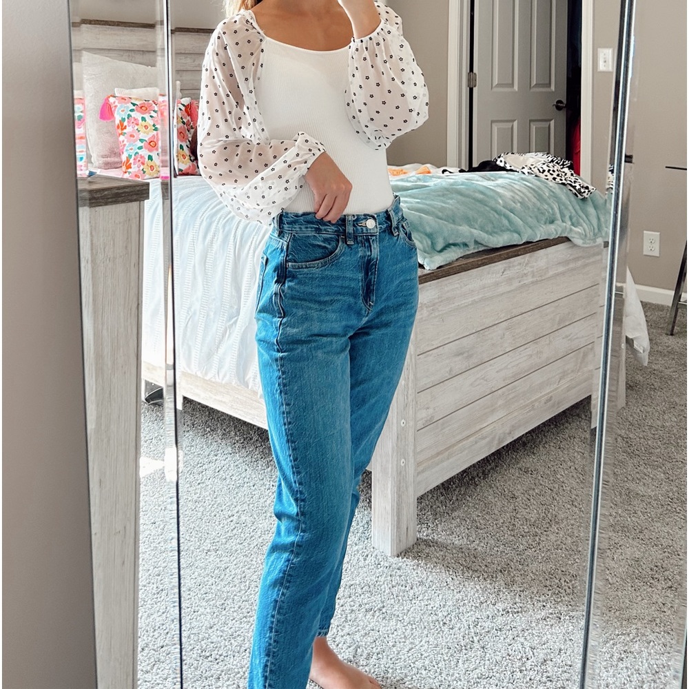 AE X The Jeans Redesign Mom Jean